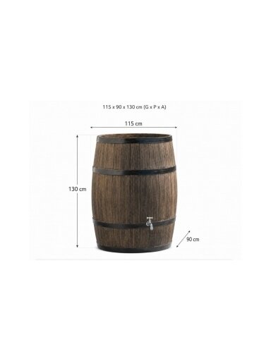 Vandens talpa ROTO 800 l
