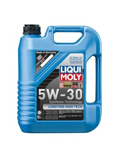 Variklio tepalas Liqui Moly Longtime High Tech 5W-30, 5 l