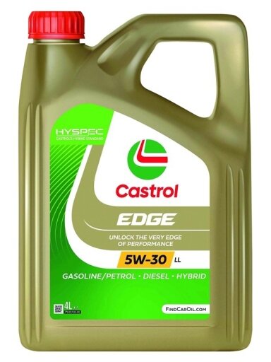 VARIKLIŲ ALYVA CASTROL EDGE LONG LIFE 5W-30 4L
