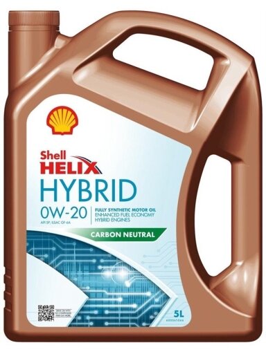 Variklių alyva Shell 0W - 20, 5L