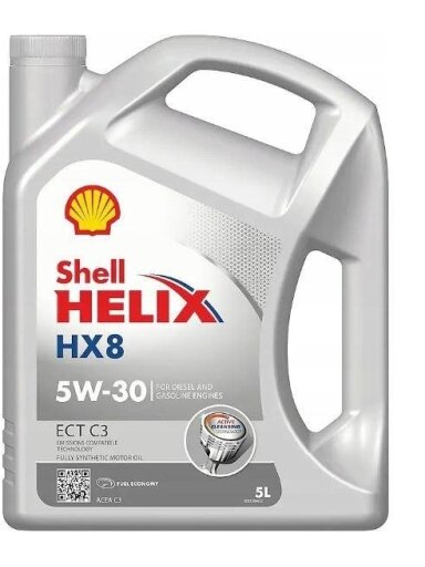 Variklių alyva Shell HX8 ECT C3 5W-30, 5 l