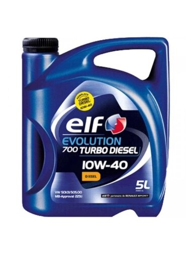 VARIKLIŲ TEPALAI „ELF EVOLUTION 700 TURBO DIESEL 10W-40“ 5L
