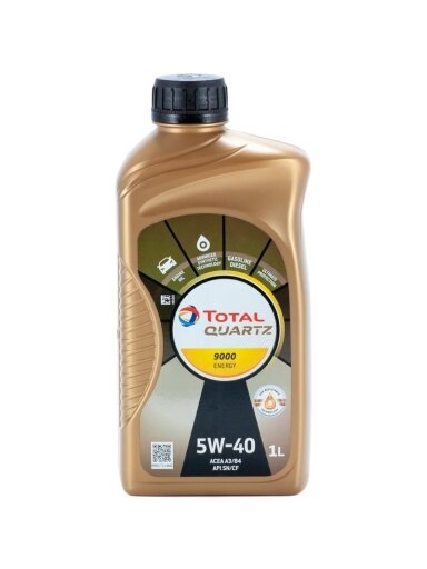 VARIKLIŲ TEPALAS "TOTAL QUARTZ 9000 ENERGY 5W40"
