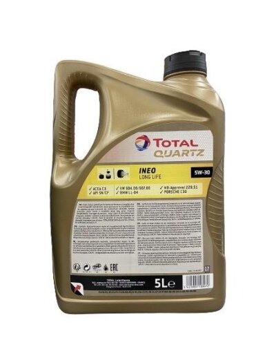 VARIKLIŲ TEPALAS "TOTAL QUARTZ INEO LONG LIFE 5W30"