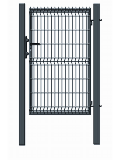Varteliai segmentiniu užpildu, 100 cm x 153 cm, pilka Varteliai segmentiniu užpildu, 100 cm x 153 cm, pilka