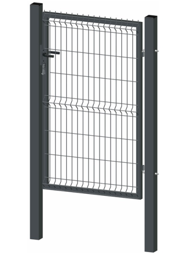 Varteliai segmentiniu užpildu, 100 cm x 153 cm, pilka Varteliai segmentiniu užpildu, 100 cm x 153 cm, pilka