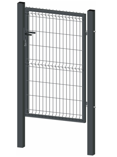 Varteliai segmentiniu užpildu, 100 cm x 173 cm, pilka Varteliai segmentiniu užpildu, 100 cm x 173 cm, pilka