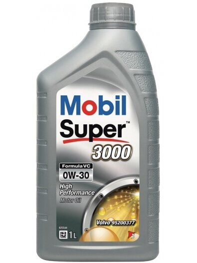 VARIKLIŲ ALYVA „MOBIL SUPER 3000 FORMULA VC 0W-30“; 1 L VARIKLIŲ ALYVA „MOBIL SUPER 3000 FORMULA VC 0W-30“; 1 L