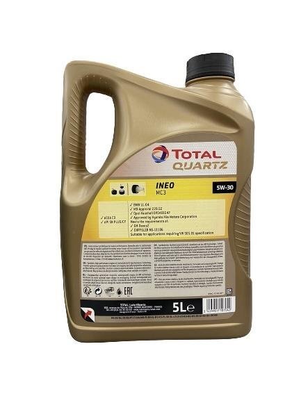 VARIKLIŲ TEPALAS "TOTAL QUARTZ INEO MC3 5W30" 1 VARIKLIŲ TEPALAS "TOTAL QUARTZ INEO MC3 5W30" 1