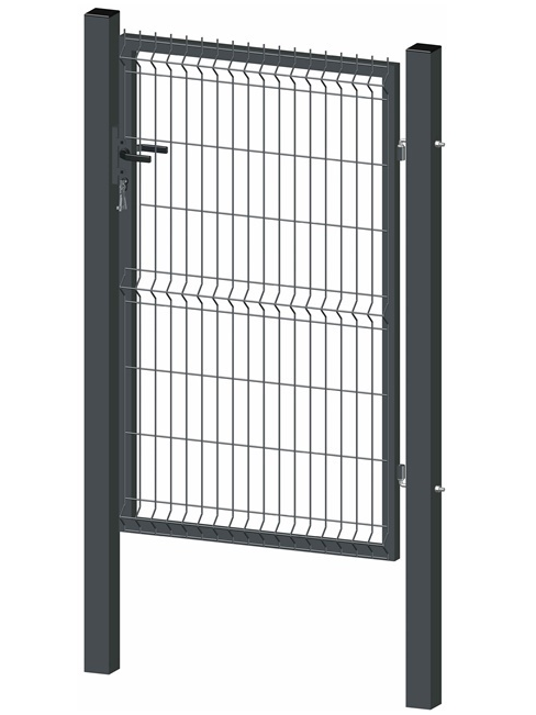 Varteliai segmentiniu užpildu, 100 cm x 153 cm, pilka 1 Varteliai segmentiniu užpildu, 100 cm x 153 cm, pilka 1
