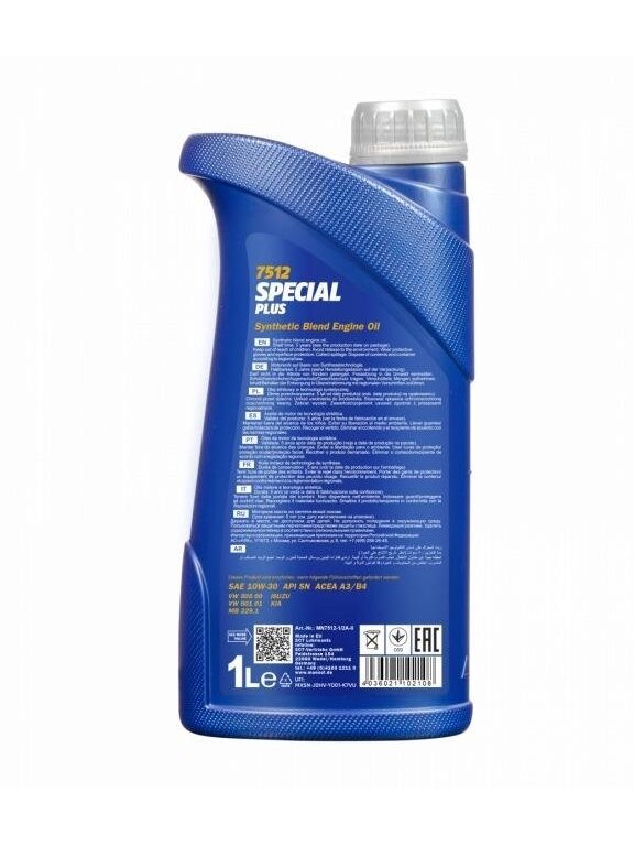VARIKLIŲ TEPALAI MANNOL SPECIAL PLUS 10W-30 1L 1 VARIKLIŲ TEPALAI MANNOL SPECIAL PLUS 10W-30 1L 1