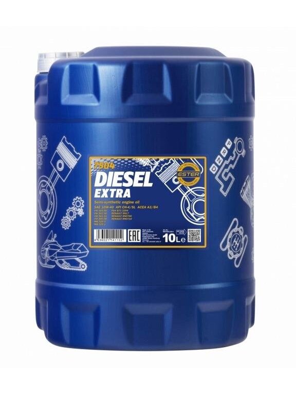 VARIKLIŲ TEPALAS „MANNOL DIESEL EXTRA 10W40“ VARIKLIŲ TEPALAS „MANNOL DIESEL EXTRA 10W40“