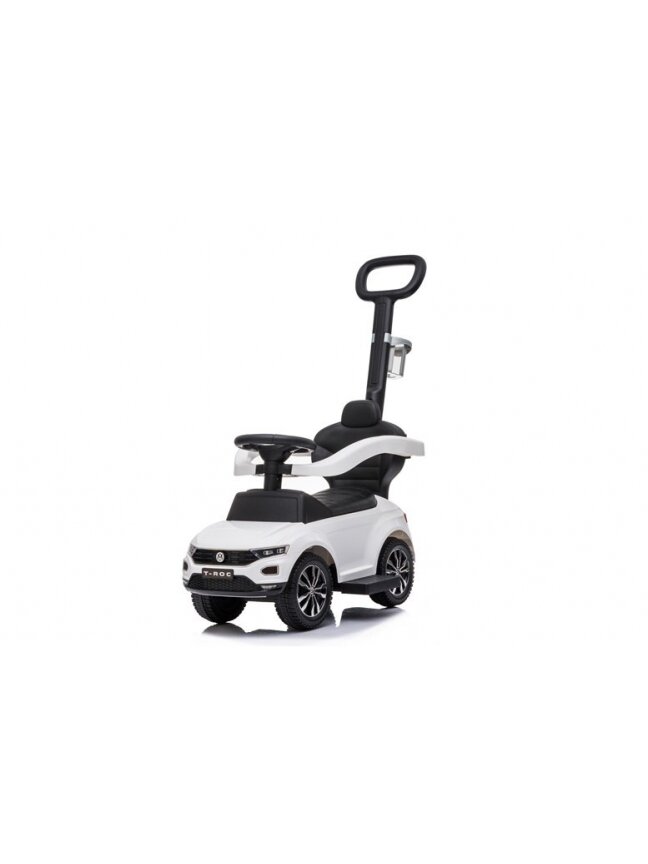 Vaikiška mašinėlė Volkswagen, baltas/juodas Vaikiška mašinėlė Volkswagen, baltas/juodas