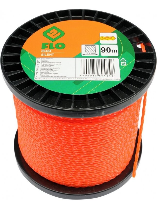 Valas trimeriams (suktas) Silent Flo | d-2,4mm x 90m Valas trimeriams (suktas) Silent Flo | d-2,4mm x 90m