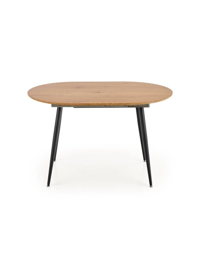 Valgomojo stalas Colorado, juodas/ąžuolo,120-160x80x74cm 1 Valgomojo stalas Colorado, juodas/ąžuolo,120-160x80x74cm 1