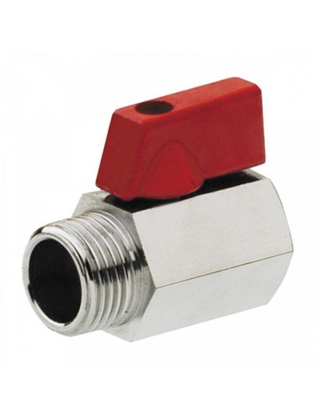 Vandens ventilis, 1/2" vidin. išor. sriegiai, trumpa rankena Vandens ventilis, 1/2" vidin. išor. sriegiai, trumpa rankena