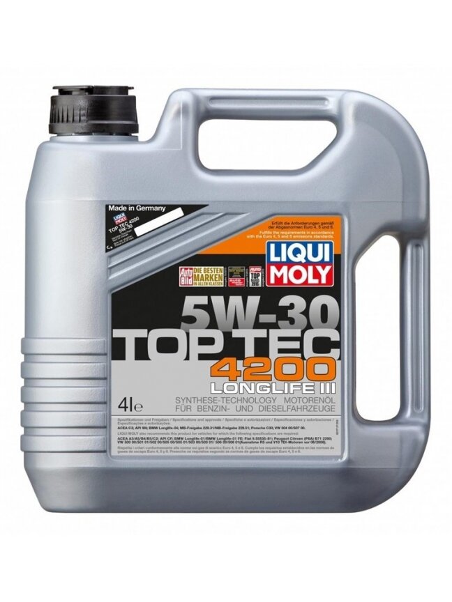 Variklio tepalas Liqui Moly Top Tec 4200 5W-30, 4 l