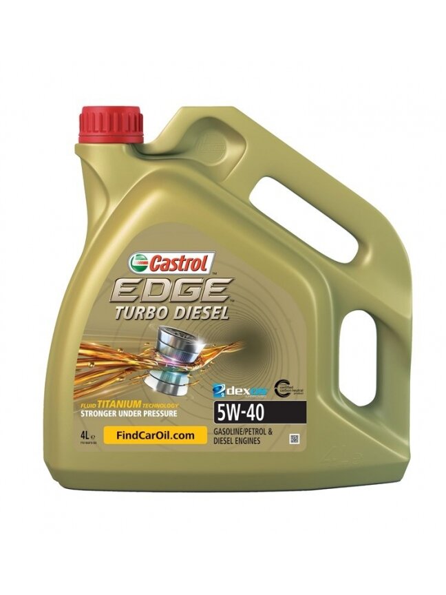 VARIKLIŲ ALYVA „CASTROL EDGE TITANIUM TD“ (5W-40; 4 L) VARIKLIŲ ALYVA „CASTROL EDGE TITANIUM TD“ (5W-40; 4 L)