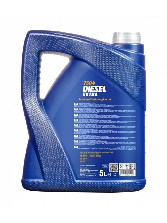 VARIKLIŲ TEPALAS „MANNOL DIESEL EXTRA“ (10W40; 5 l) 1 VARIKLIŲ TEPALAS „MANNOL DIESEL EXTRA“ (10W40; 5 l) 1