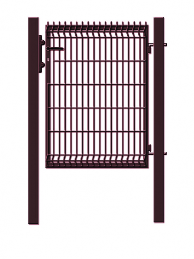 Varteliai segmentiniu užpildu, 100 cm x 123 cm, ruda Varteliai segmentiniu užpildu, 100 cm x 123 cm, ruda