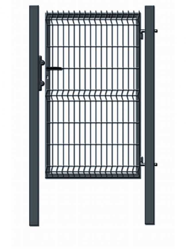 Varteliai segmentiniu užpildu, 100 cm x 153 cm, pilka Varteliai segmentiniu užpildu, 100 cm x 153 cm, pilka