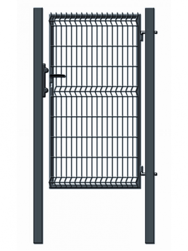 Varteliai segmentiniu užpildu, 100 cm x 173 cm, pilka Varteliai segmentiniu užpildu, 100 cm x 173 cm, pilka