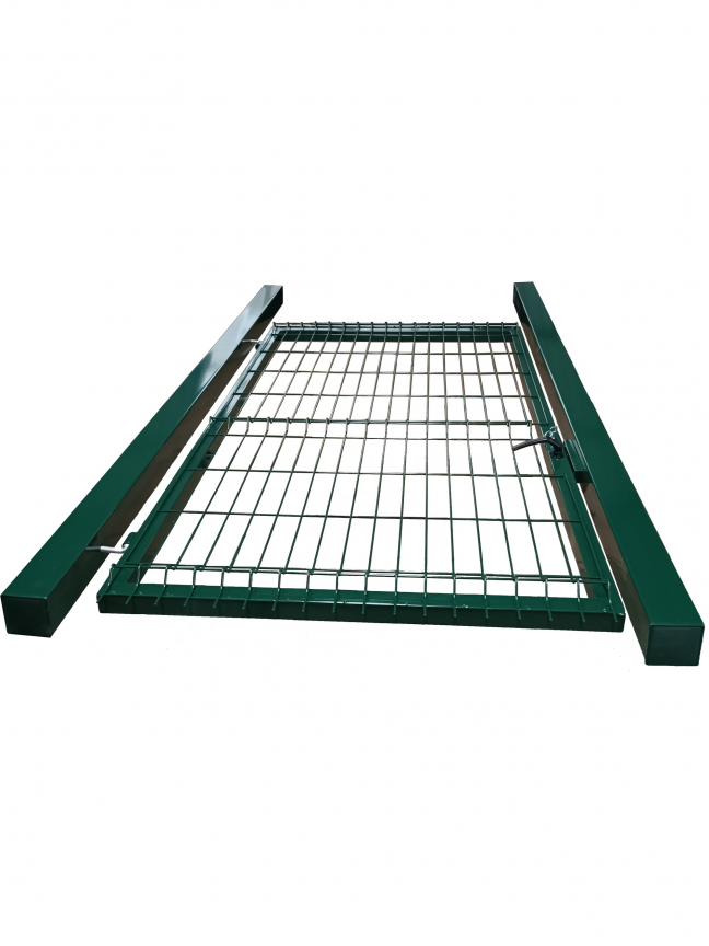 Varteliai segmentiniu užpildu, 100 cm x 173 cm, žalia 2 Varteliai segmentiniu užpildu, 100 cm x 173 cm, žalia 2