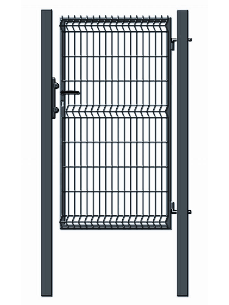Varteliai segmentiniu užpildu, 100 cm x 173 cm, pilka Varteliai segmentiniu užpildu, 100 cm x 173 cm, pilka