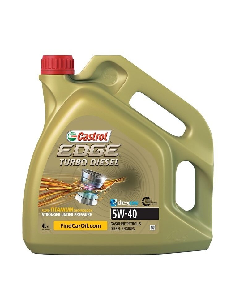VARIKLIŲ ALYVA „CASTROL EDGE TITANIUM TD“ (5W-40; 4 L) VARIKLIŲ ALYVA „CASTROL EDGE TITANIUM TD“ (5W-40; 4 L)