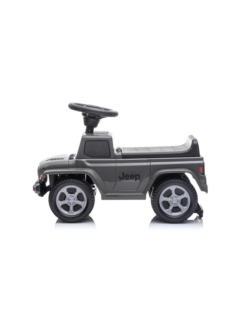 Vaikiškas paspirtukas Jeep, pilkas 2 Vaikiškas paspirtukas Jeep, pilkas 2