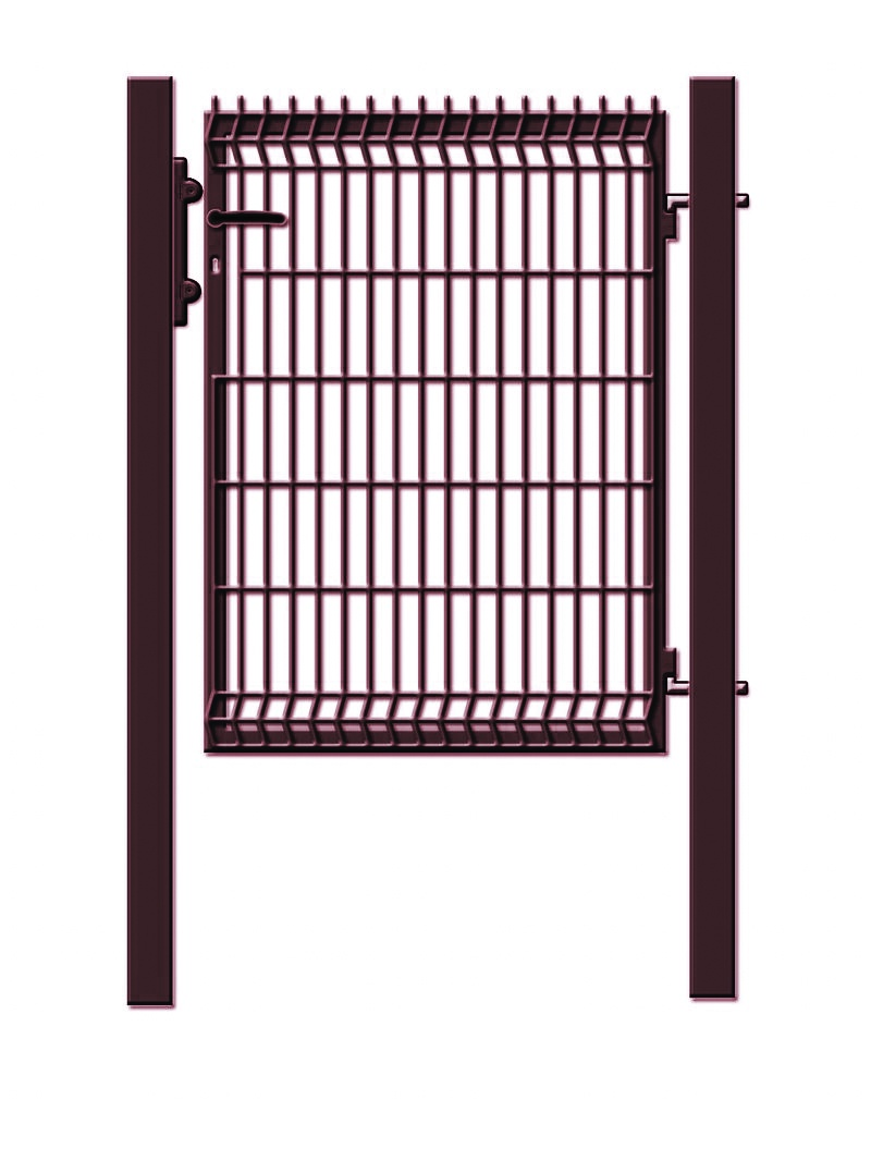 Varteliai segmentiniu užpildu, 100 cm x 123 cm, ruda Varteliai segmentiniu užpildu, 100 cm x 123 cm, ruda