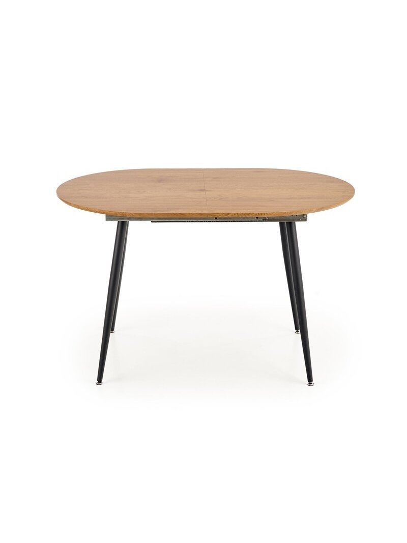 Valgomojo stalas Colorado, juodas/ąžuolo,120-160x80x74cm 1 Valgomojo stalas Colorado, juodas/ąžuolo,120-160x80x74cm 1