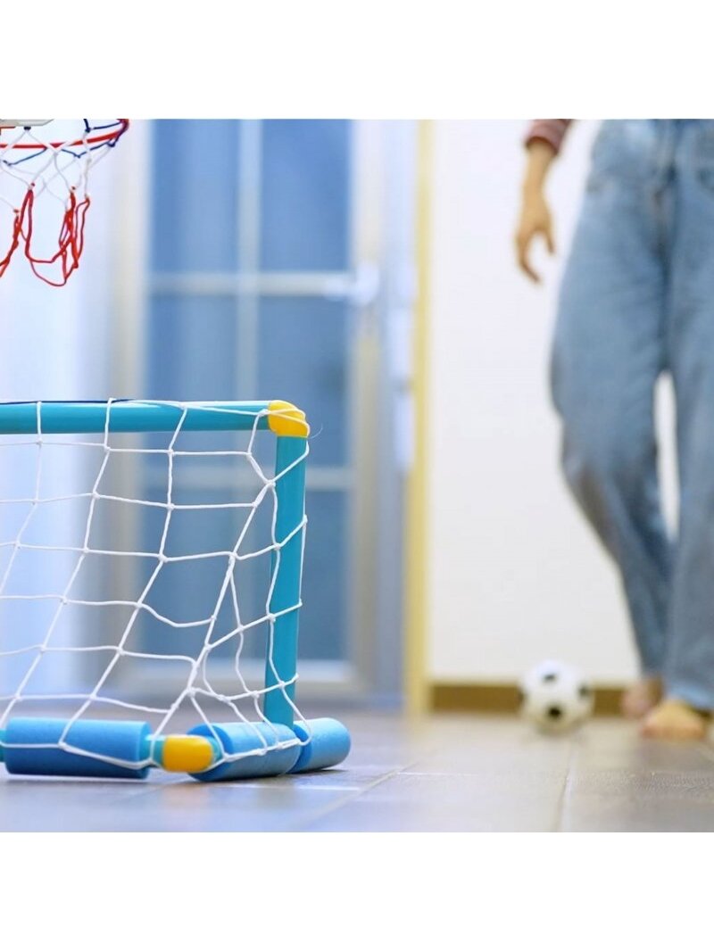 Vandens krepšinio rinkinys 2in1 futbolo vartai + kamuoliai + pompa WOOPIE 8 Vandens krepšinio rinkinys 2in1 futbolo vartai + kamuoliai + pompa WOOPIE 8