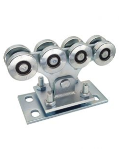 Vežimėlių komplektas 68x68x3,5 mm (stumdomiems vartams) 1