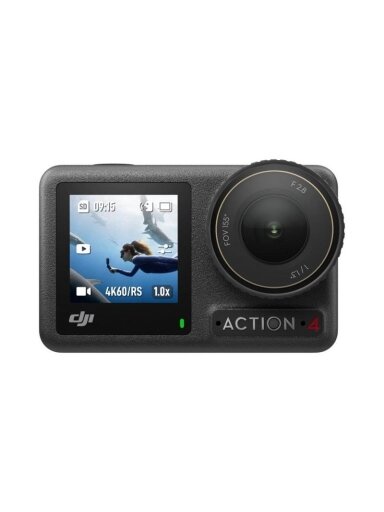 Veiksmo kamera DJI OSMO ACTION 4 STANDARD COMBO, juoda