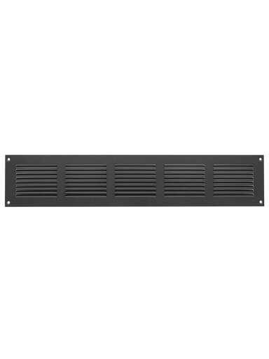 Ventiliacijos grotelės 500x100 MR5010A, metalinės, antracito