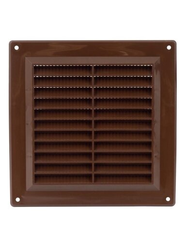 Ventiliacijos grotelės EUROPLAST VR1515B, 150 x 150 mm