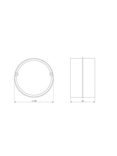 Ventiliacijos tarpmovė EUROPLAST AS100, D100