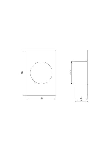 Ventiliacijos tarpmovė EUROPLAST VA120, D120