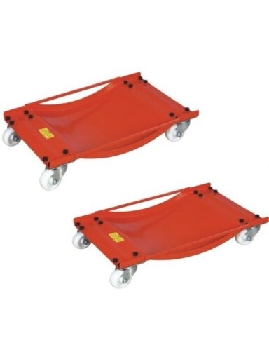⬡ Vežimėlis - platforma (2vnt) 450kg (XHVD2)