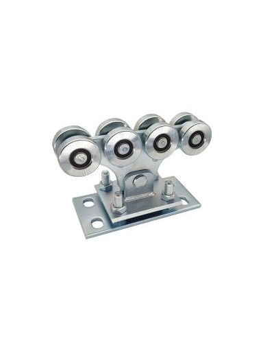 Vežimėlių komplektas 68x68x3,5 mm (stumdomiems vartams) Vežimėlių komplektas 68x68x3,5 mm (stumdomiems vartams)