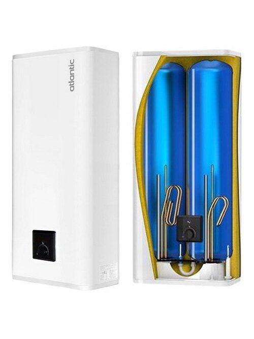 Vertikalus elektrinis plokščias vandens šildytuvas Atlantic FLAT O'Pro+ 100 (80L) 1 Vertikalus elektrinis plokščias vandens šildytuvas Atlantic FLAT O'Pro+ 100 (80L) 1