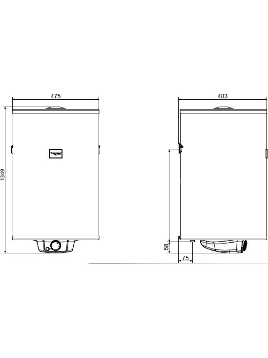 Vertikalus elektrinis vandens šildytuvas Stiebel Eltron PSH 150 Classic, 150L 4 Vertikalus elektrinis vandens šildytuvas Stiebel Eltron PSH 150 Classic, 150L 4