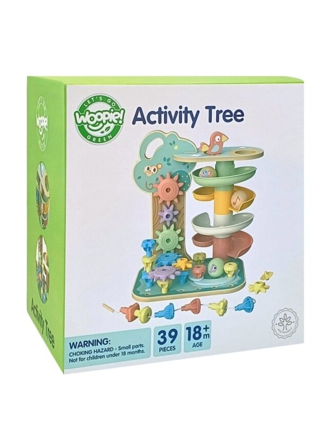 Veiklos Medis WOOPIE GREEN Montessori 4in1 8