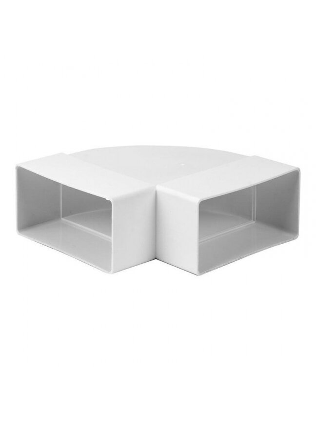 Ventiliacijos alkūnė EUROPLAST KLH25-90, 220 x 55 mm, 90° Ventiliacijos alkūnė EUROPLAST KLH25-90, 220 x 55 mm, 90°