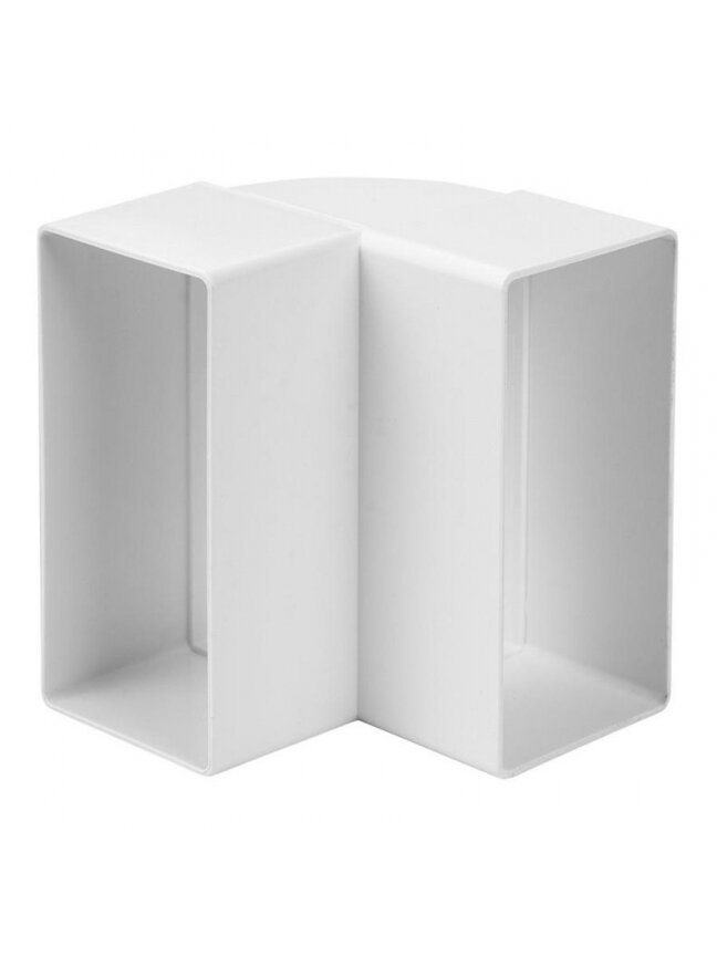 Ventiliacijos alkūnė EUROPLAST KLV25-90, 220 x 55 mm, 90° Ventiliacijos alkūnė EUROPLAST KLV25-90, 220 x 55 mm, 90°