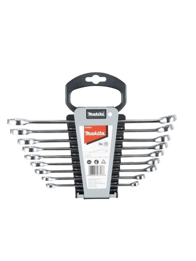 Veržliarakčių komplektas Makita B-65539, 9vnt. Veržliarakčių komplektas Makita B-65539, 9vnt.