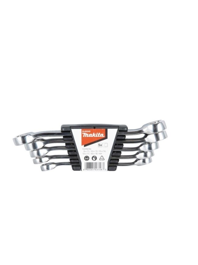 Veržliarakčių komplektas Makita B-65545, 5vnt Veržliarakčių komplektas Makita B-65545, 5vnt