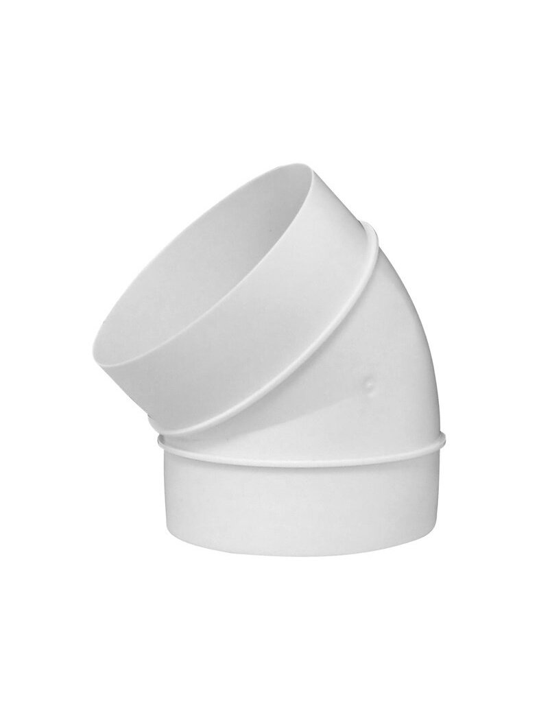 Ventiliacijos alkūnė EUROPLAST AL100-45, D100 45° Ventiliacijos alkūnė EUROPLAST AL100-45, D100 45°