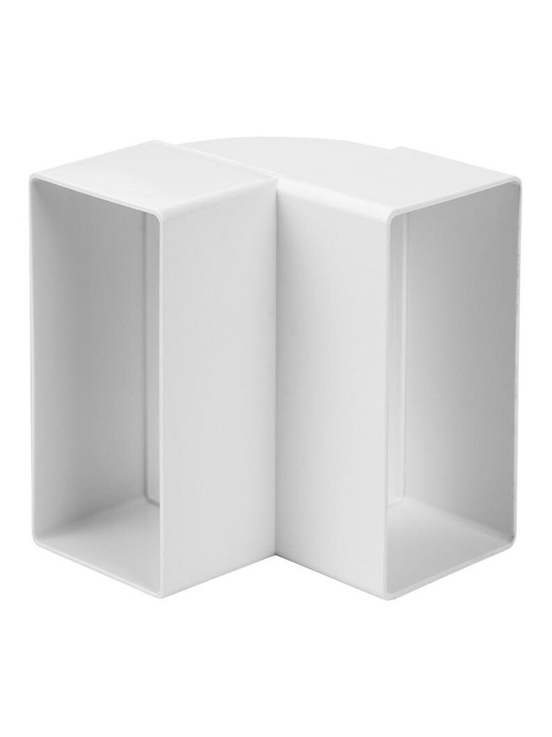 Ventiliacijos alkūnė EUROPLAST KLV, 110 x 55 mm, 90°
